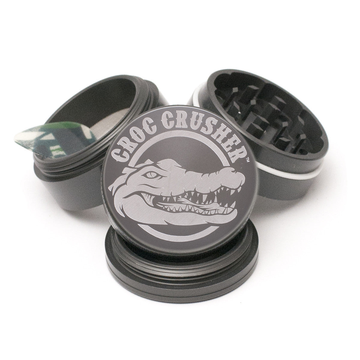 Croc Crusher 2.0" Aluminum Dry Herb Grinder