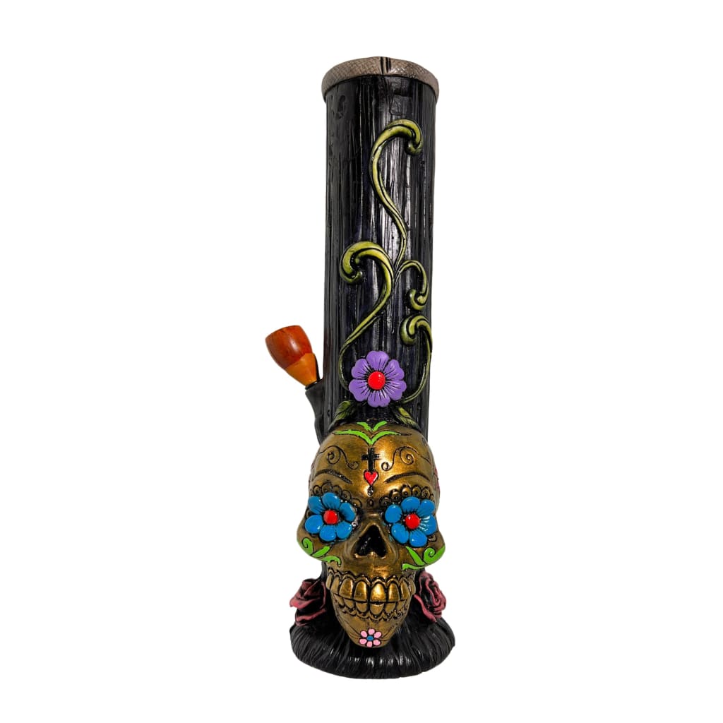 Hand Carved Wooden Bong Crafted by Native Artists
