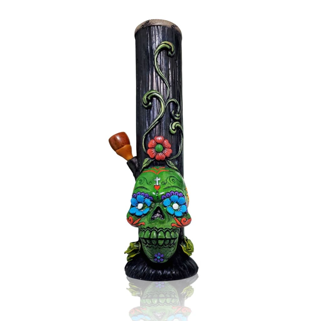 Hand Carved Wooden Bong Crafted by Native Artists