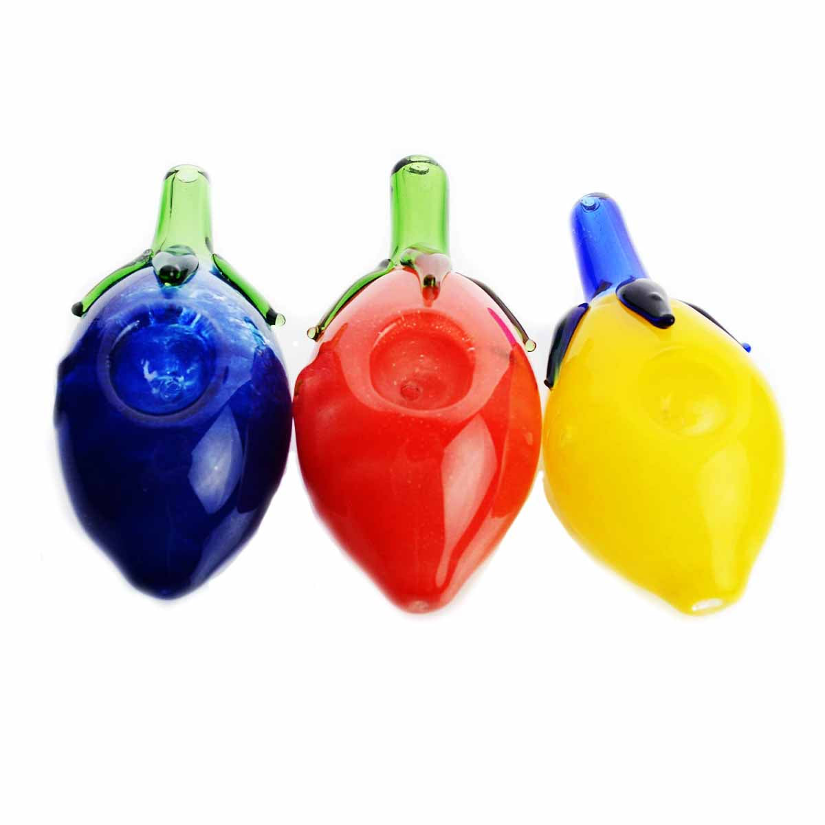 Artisanal Eggplant Glass Hand Pipe