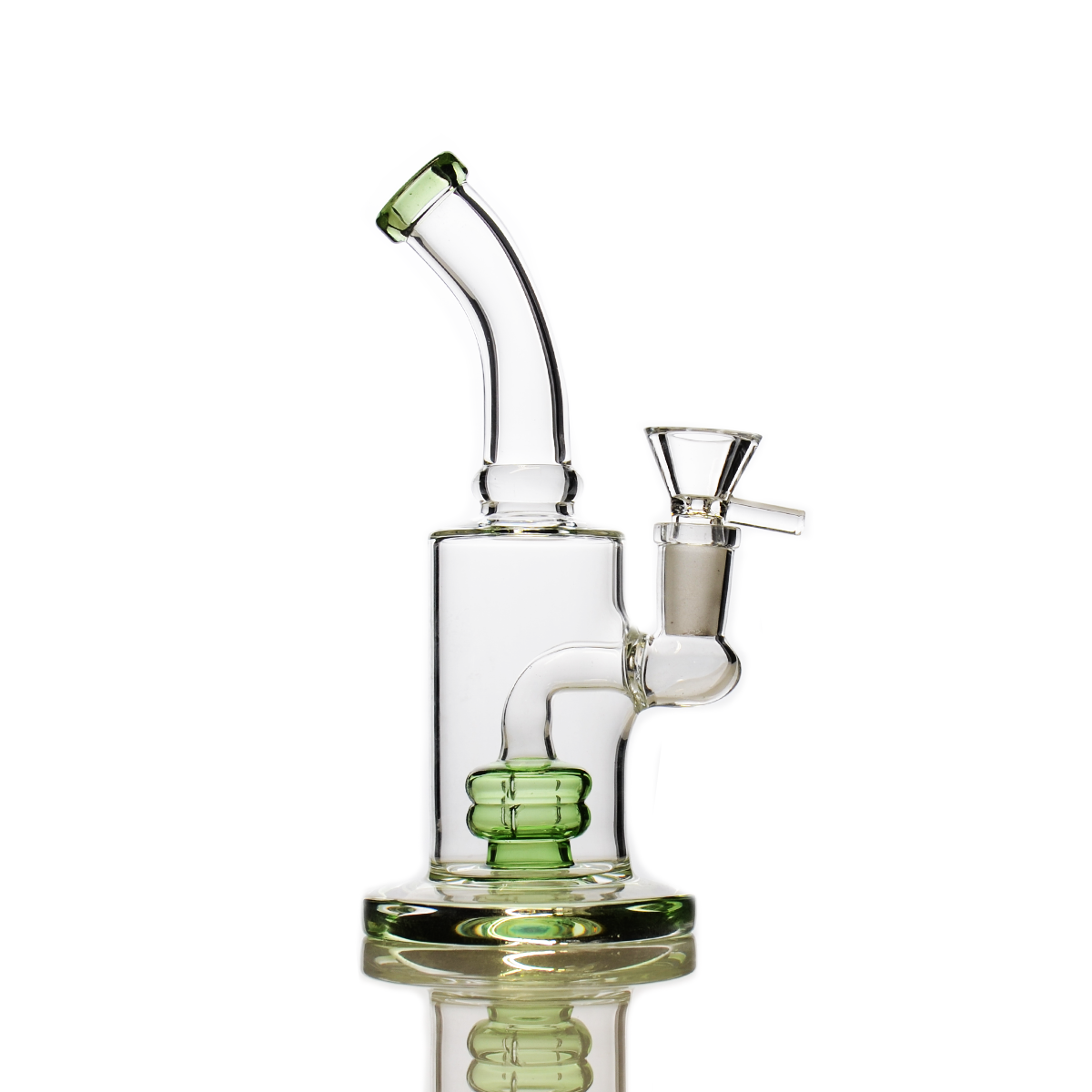 6-inch Showerhead Perc Water Pipe with 14mm Bowl