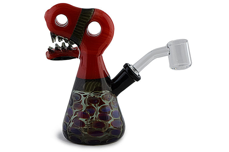 Striking Dichro Glass Dino Head Dab Rig
