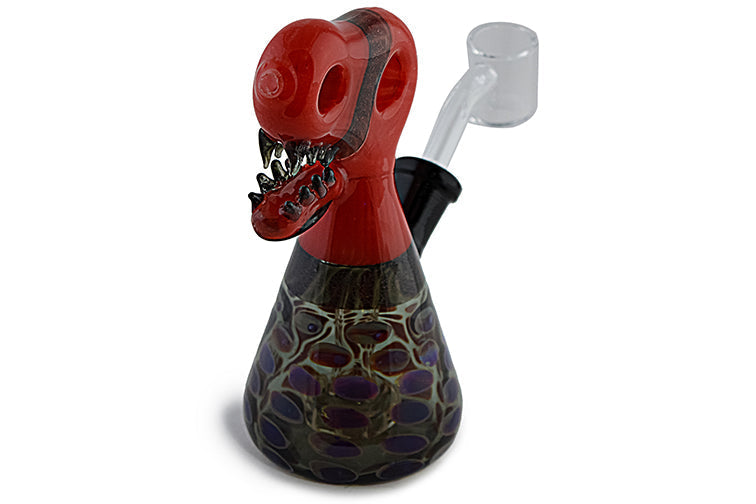 Striking Dichro Glass Dino Head Dab Rig