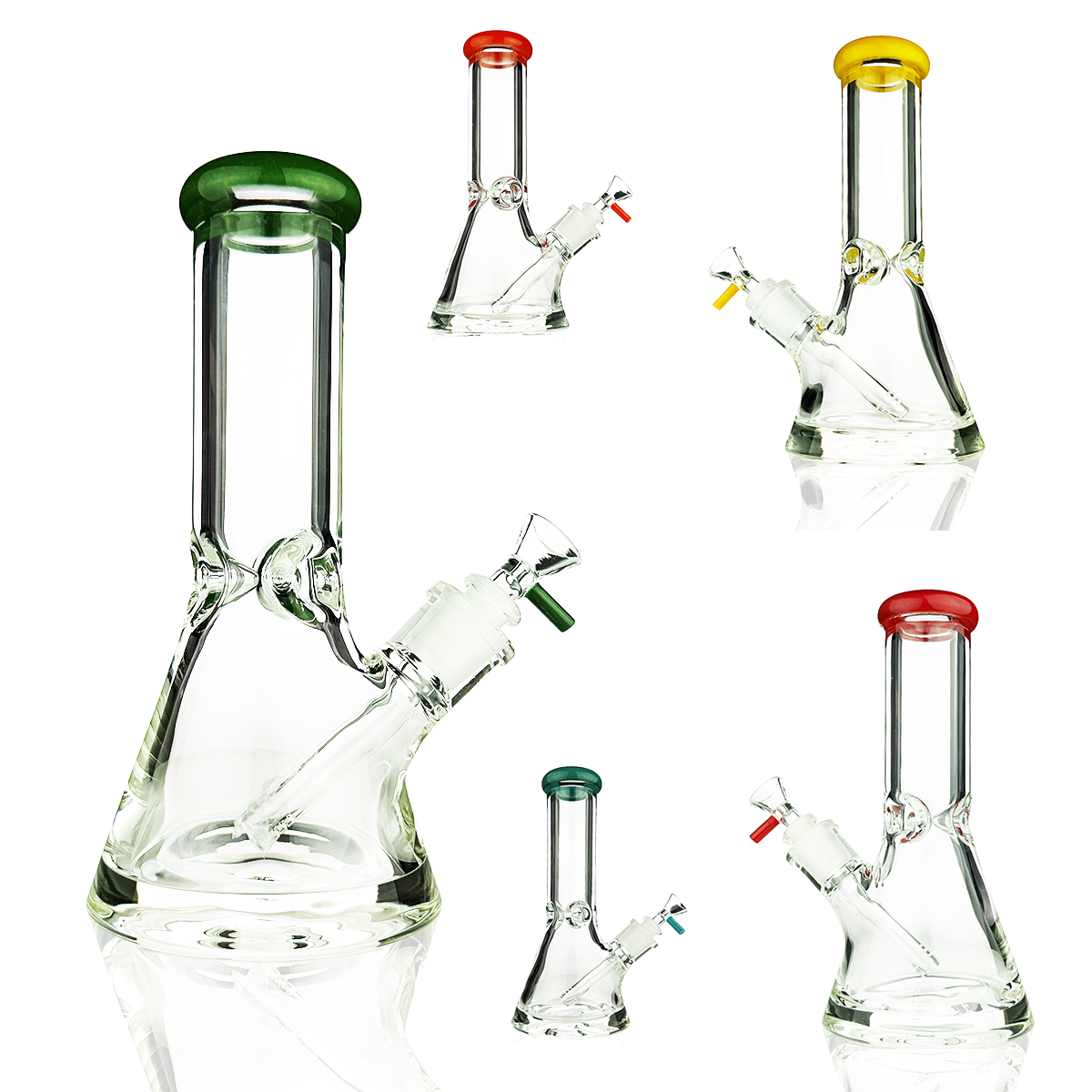 Robust 10-Inch 9mm Beaker Water Pipe