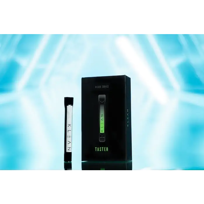 Klean Black Series heavy duty glass product vape pen with packaging for connoisseurs