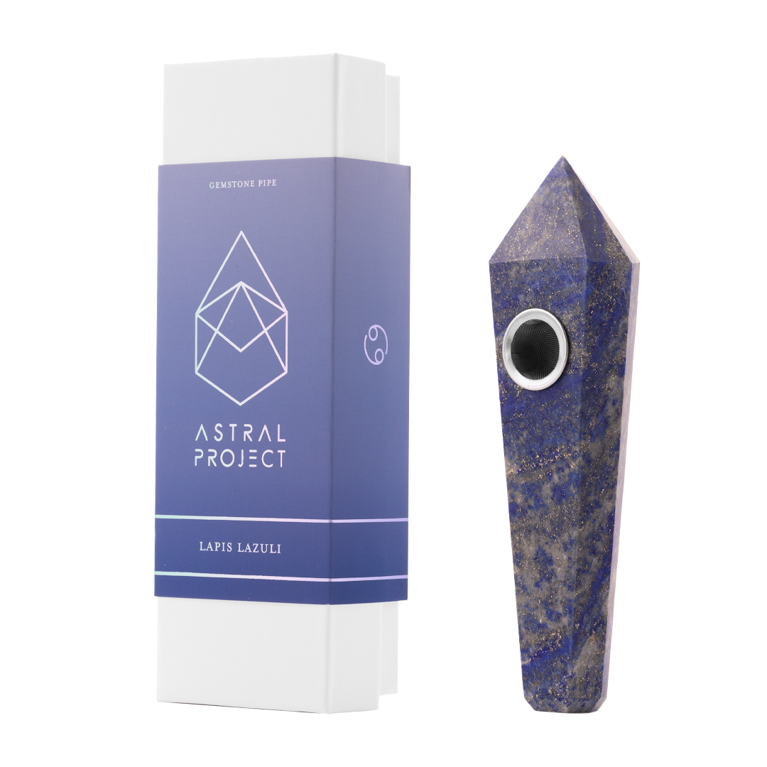 Curated Gemstone Hand Pipe 4.25 Inch
