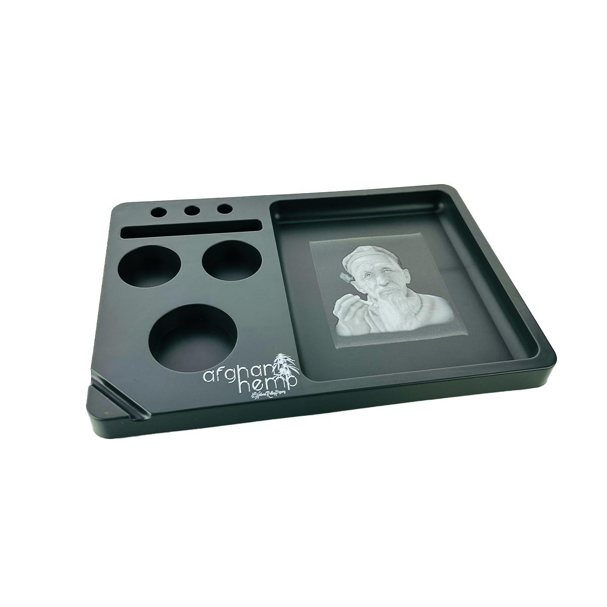 Robust Afghan-Inspired Plastic Rolling Tray
