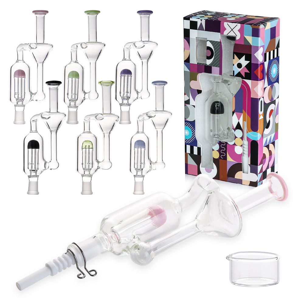 8-Inch Recycler Nectar Collector with Ceramic Tip