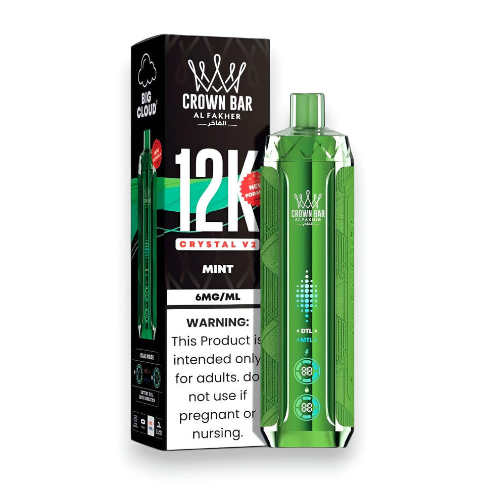 Al Fakher Crown Bar 12k Puffs Disposable Vape 5-Pack