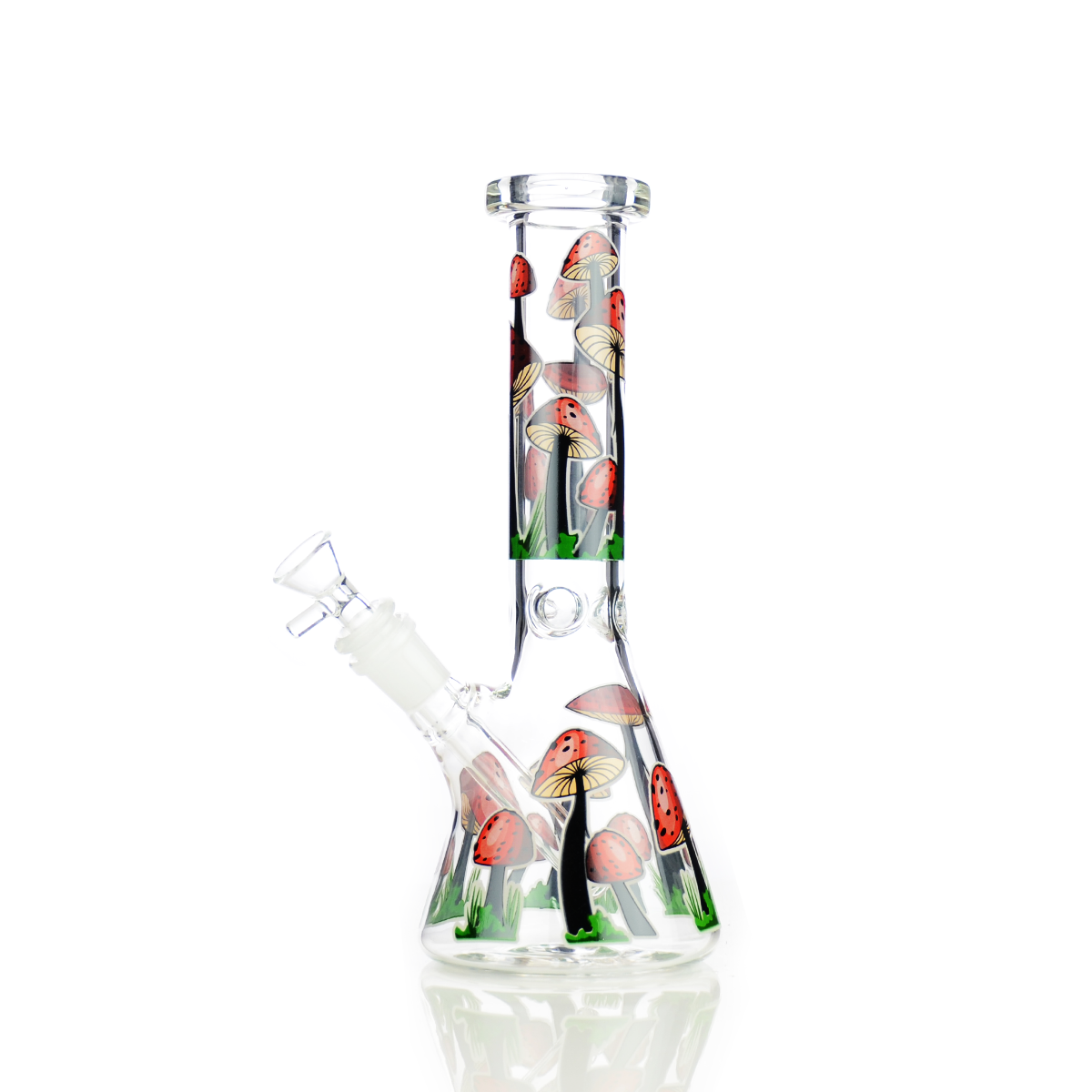 Glow-in-the-Dark Mushroom Beaker with 14mm Bowl