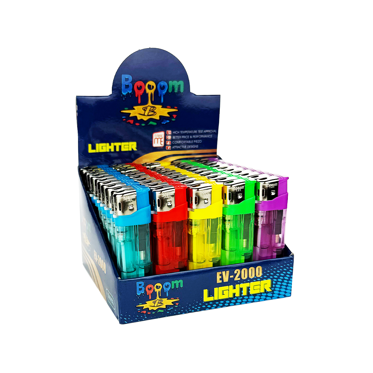 Premium Utility Lighter 50-Piece Display