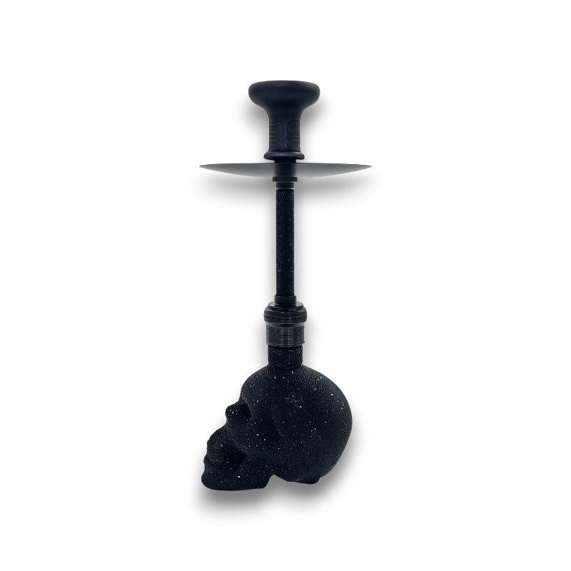 Elegant 19-Inch Swarovski Skull Hookah