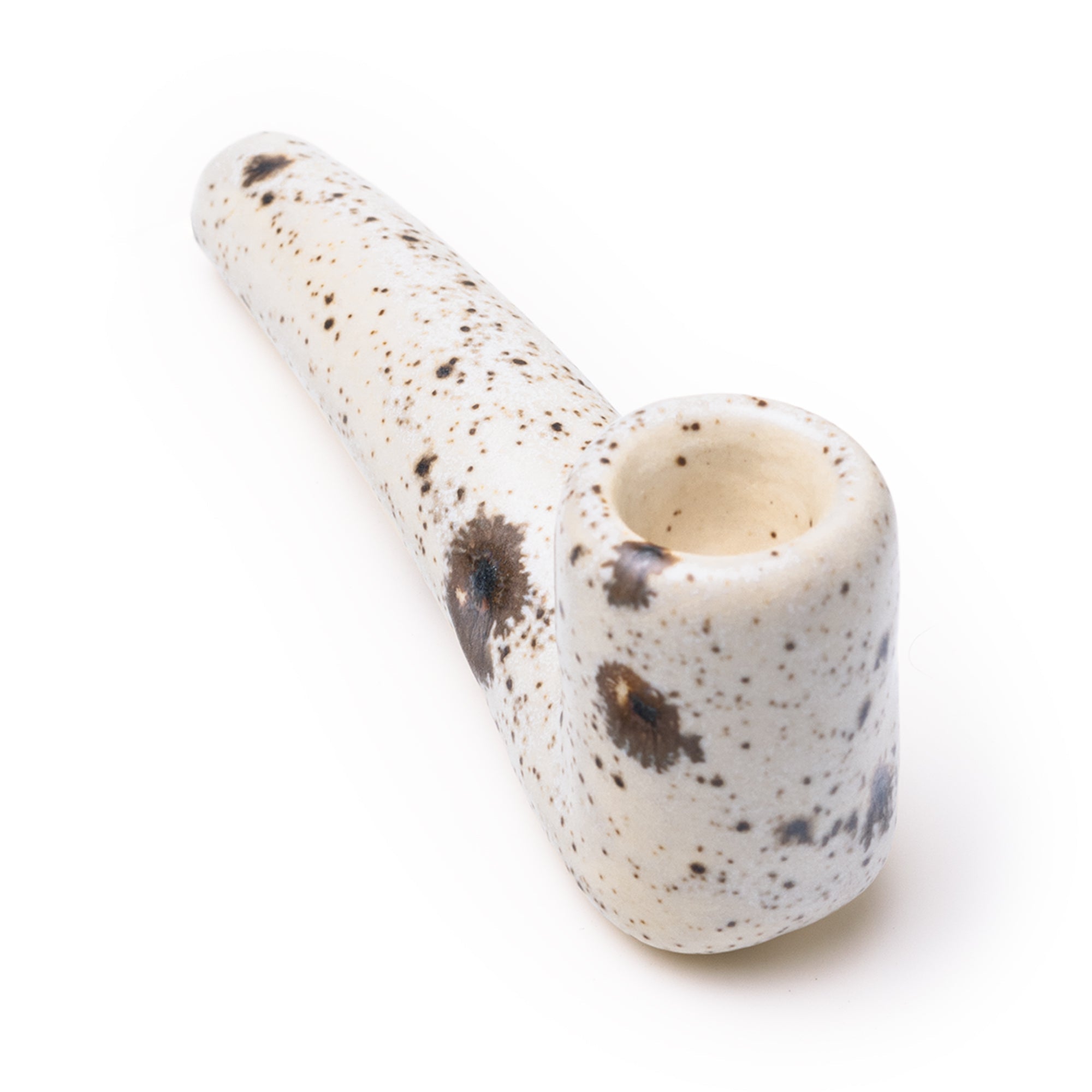 Artisan Mini Ceramic Sherlock Pipe by Stoned Potter