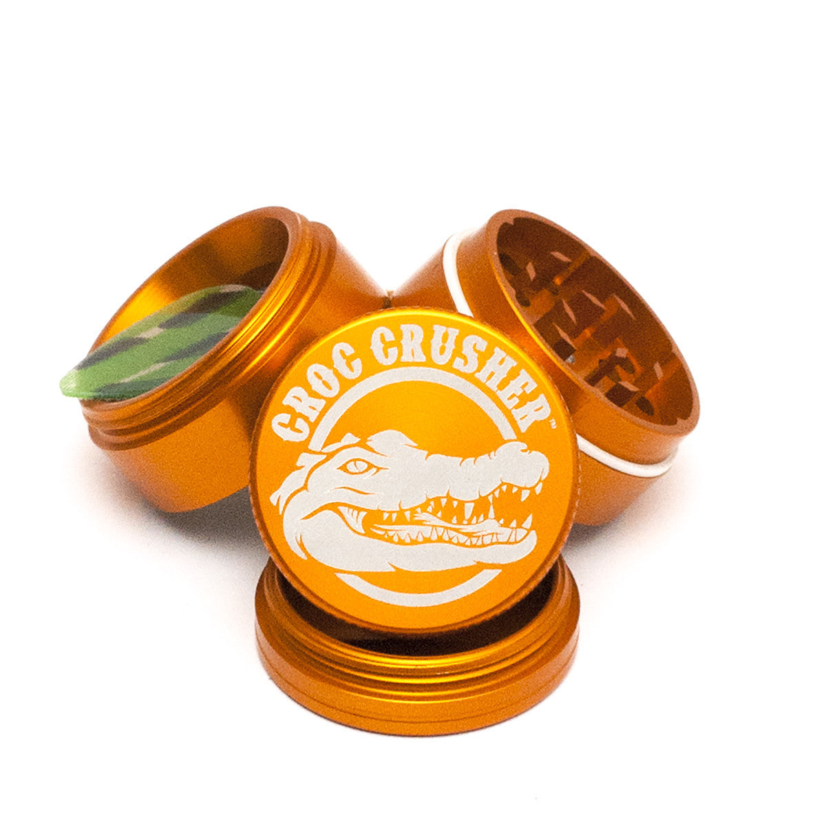 Croc Crusher 1.5" Aluminum Dry Herb Grinder