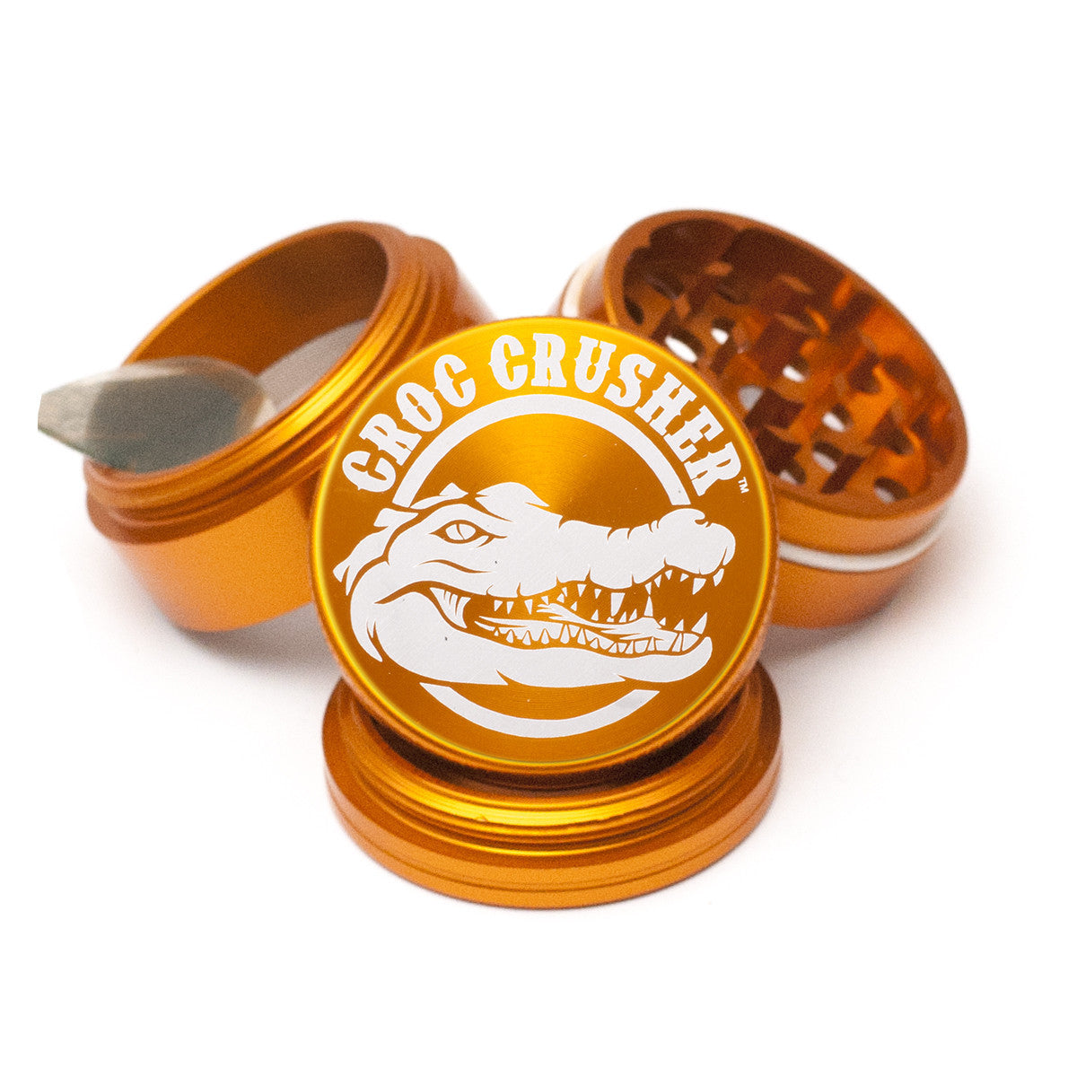 Croc Crusher 2.0" Aluminum Dry Herb Grinder