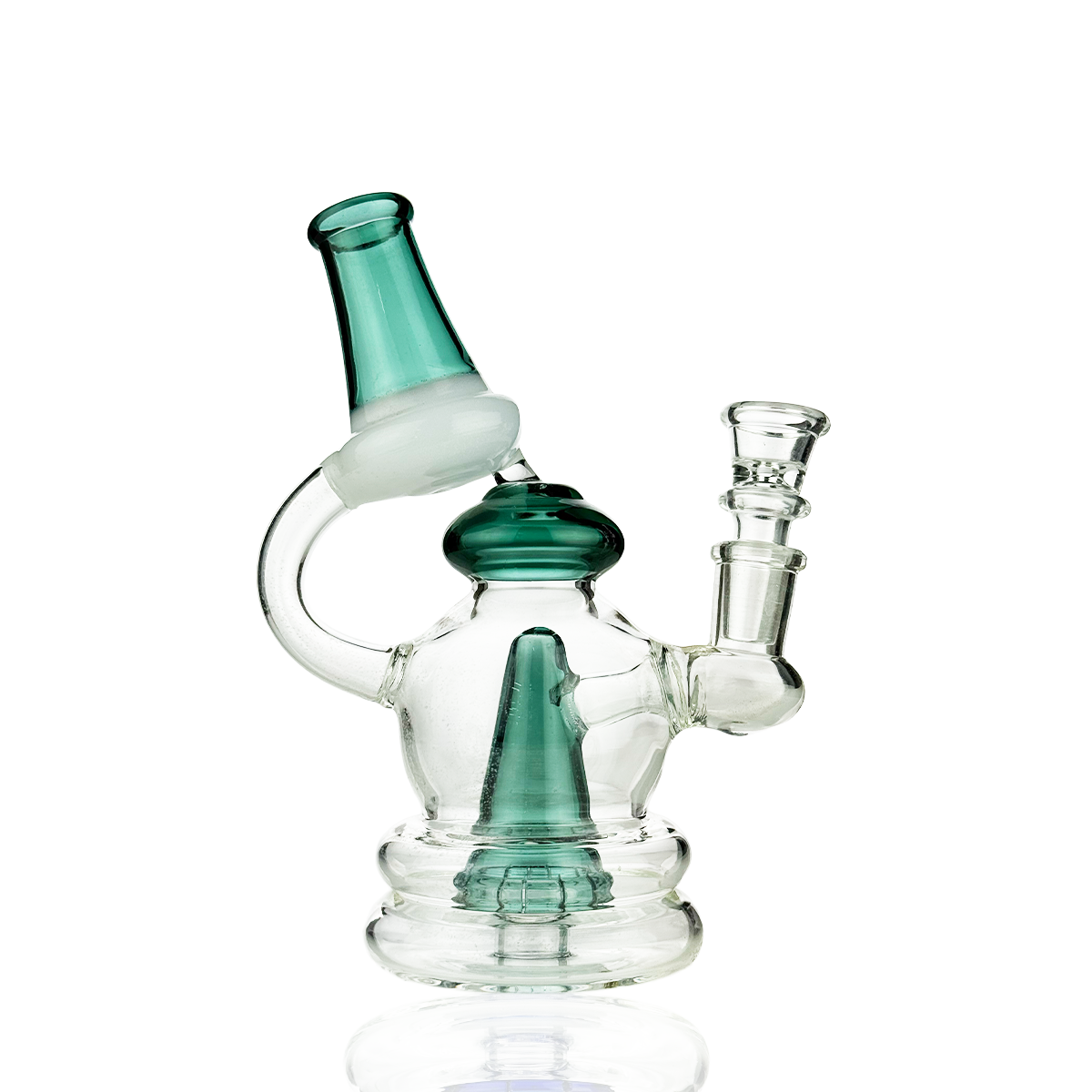 7-Inch Recycler Water Pipe with 14mm Bowl
