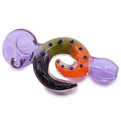 Tentacle Grip Glass Hand Pipe - 4 Inch