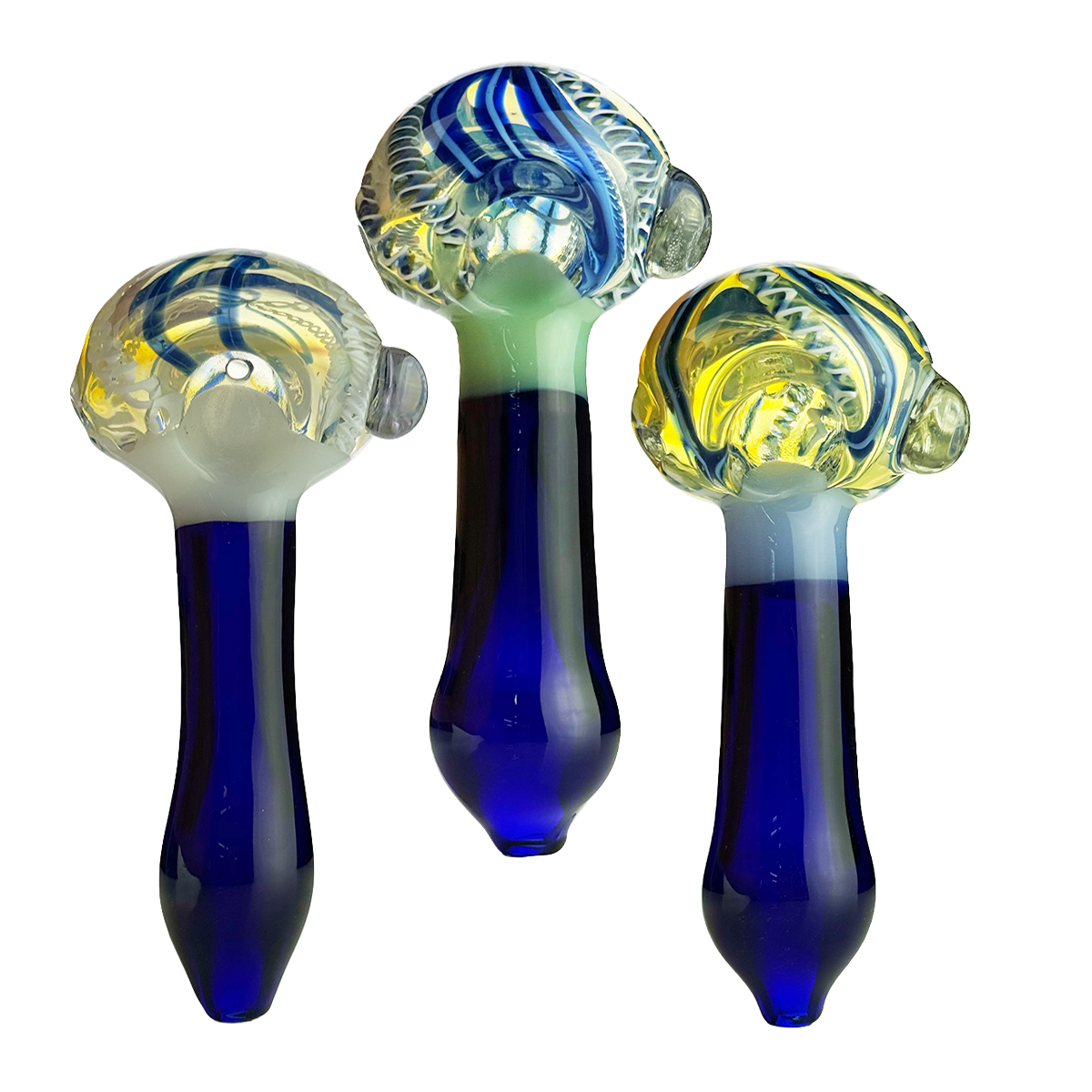 Artisan 4.5" Glass Spoon Pipe with Swivel Head