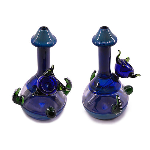 Artistic Mushroom Glass Bubbler (8-Inch)