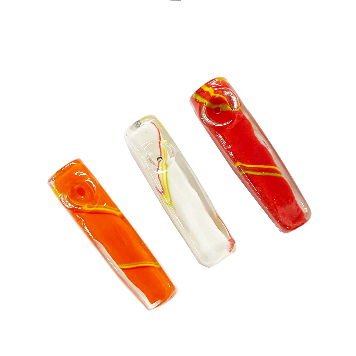 Artisan 4.5" Square Glass Frit Art Hand Pipe