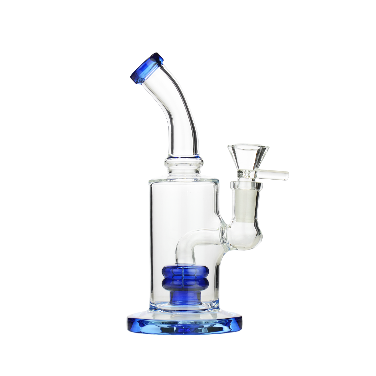 6-inch Showerhead Perc Water Pipe with 14mm Bowl