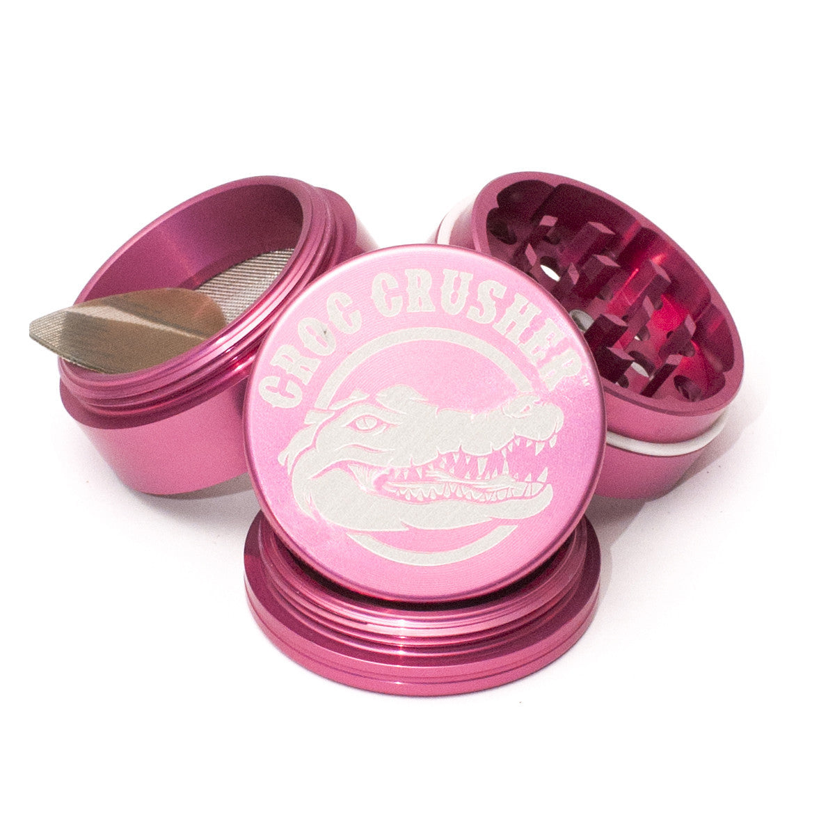Croc Crusher 2.0" Aluminum Dry Herb Grinder