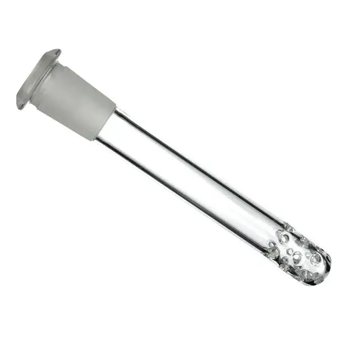 Premium 19mm 19mm smoking accessory down stem with clear glass bong adapter