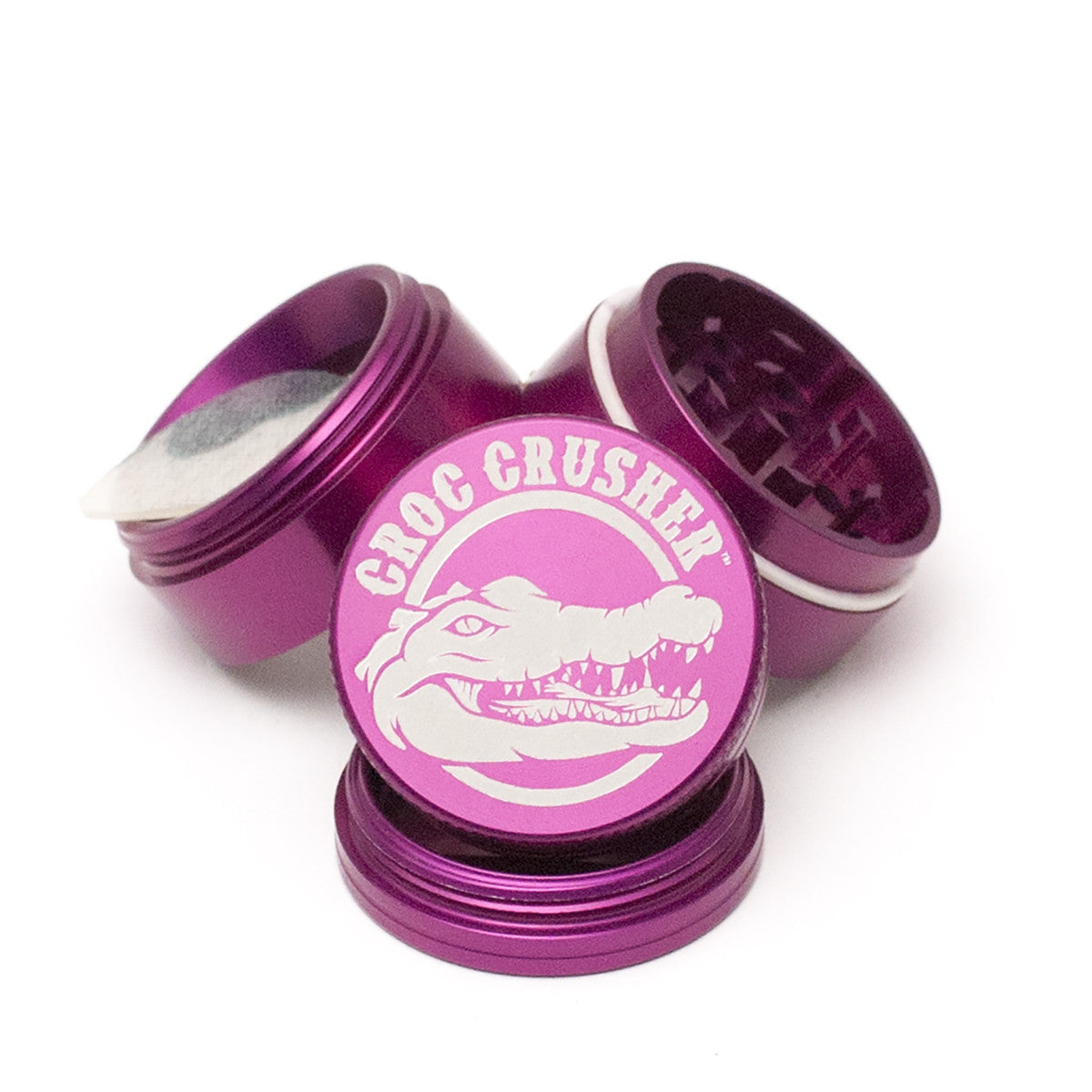 Croc Crusher 1.5" Aluminum Dry Herb Grinder