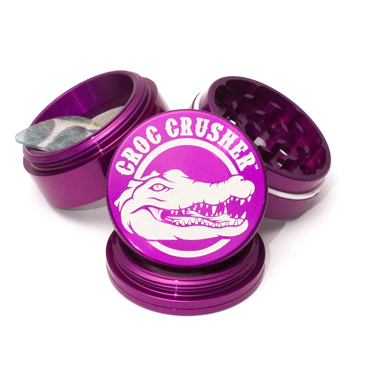 Croc Crusher 2.0" Aluminum Dry Herb Grinder