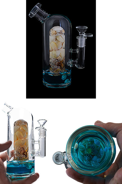 Whimsical Capsule Glass Water Pipe
