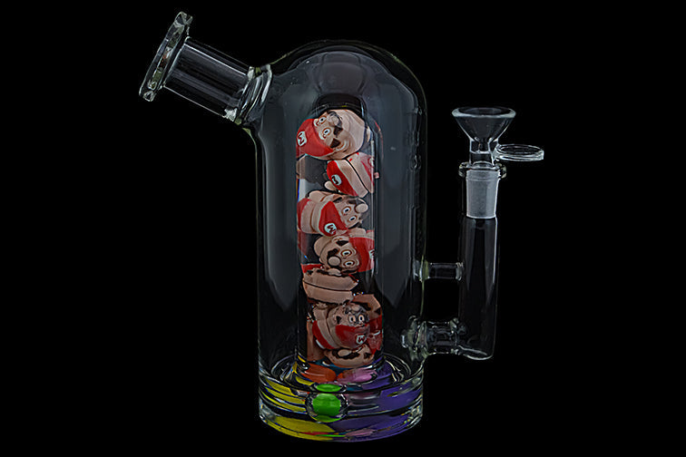 Whimsical Capsule Glass Water Pipe