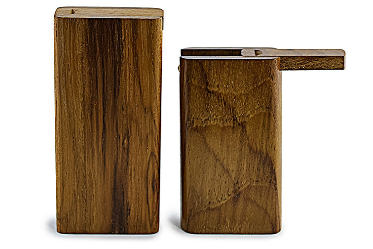 Artisan Teak Wood Dugout with Sliding Top