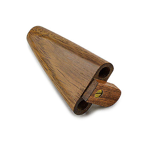 Exotic Wood Dual Joint Pipe with Swivel Cap