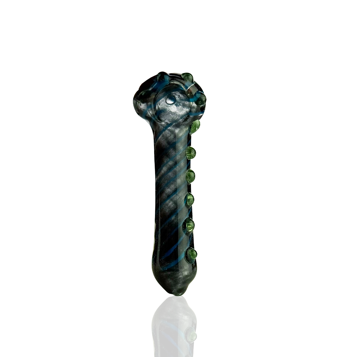 Artisan Frit Glass Spoon Hand Pipe