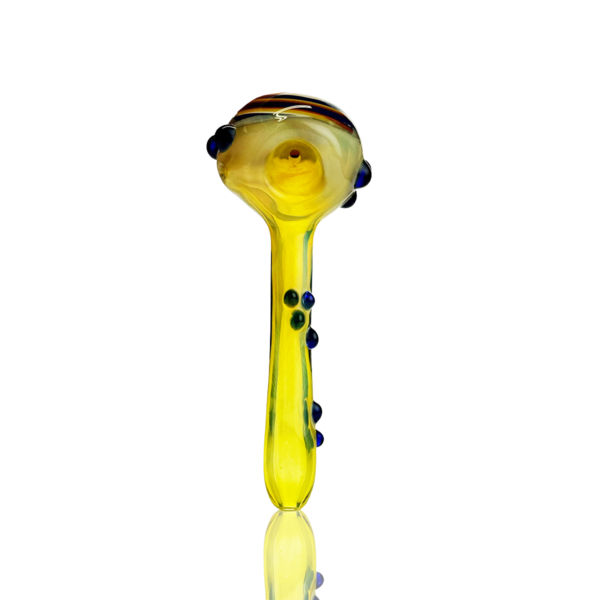 Esigo 4.5" Silver Fume Wig Wag Glass Pipe