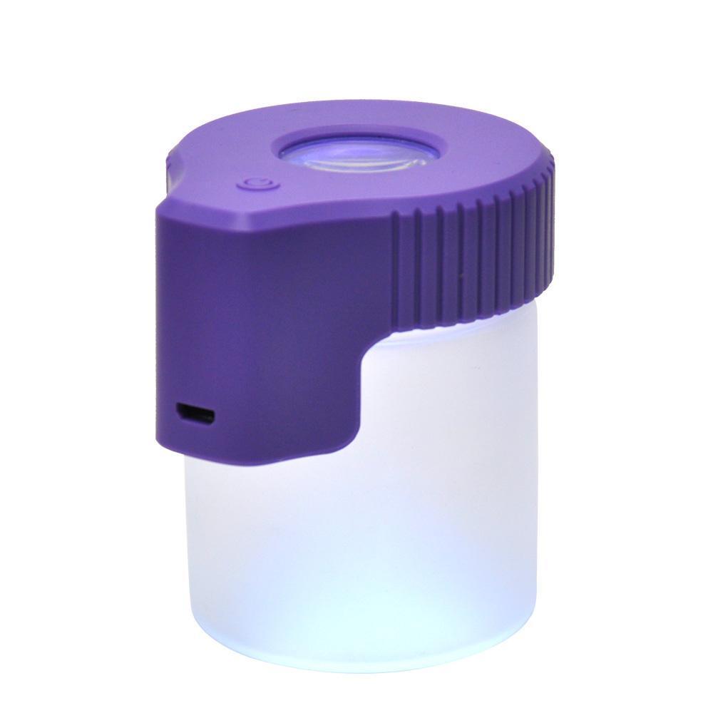 Airtight LED Magnifier Stash Jar