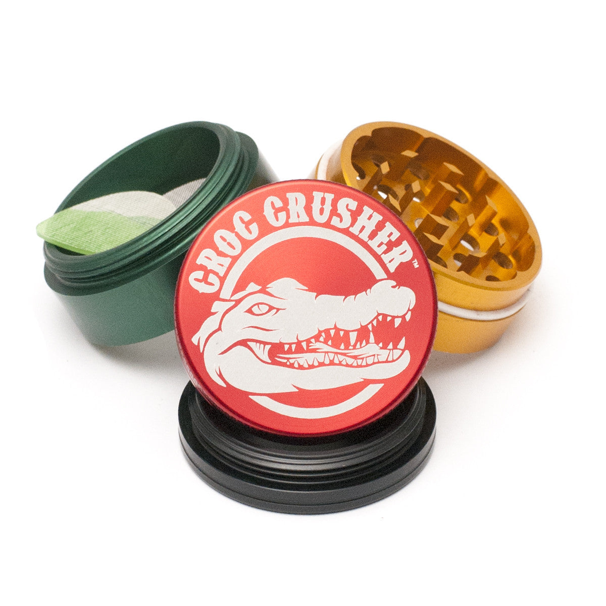 Croc Crusher 2.0" Aluminum Dry Herb Grinder