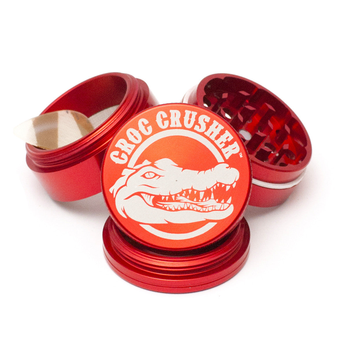 Croc Crusher 2.0" Aluminum Dry Herb Grinder