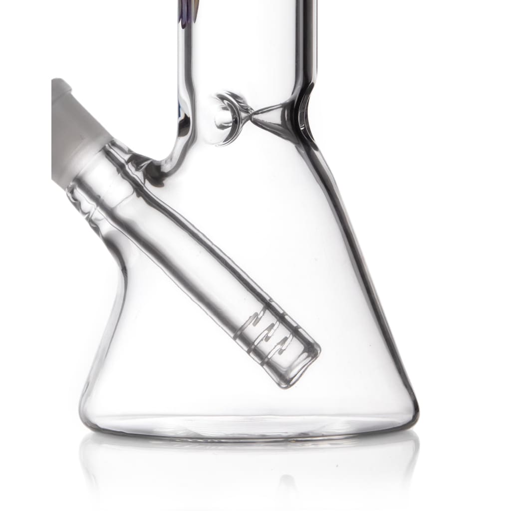 Ruckus Glass Baby Beaker Bong with 6-slit Diffused Downstem for smooth filtration