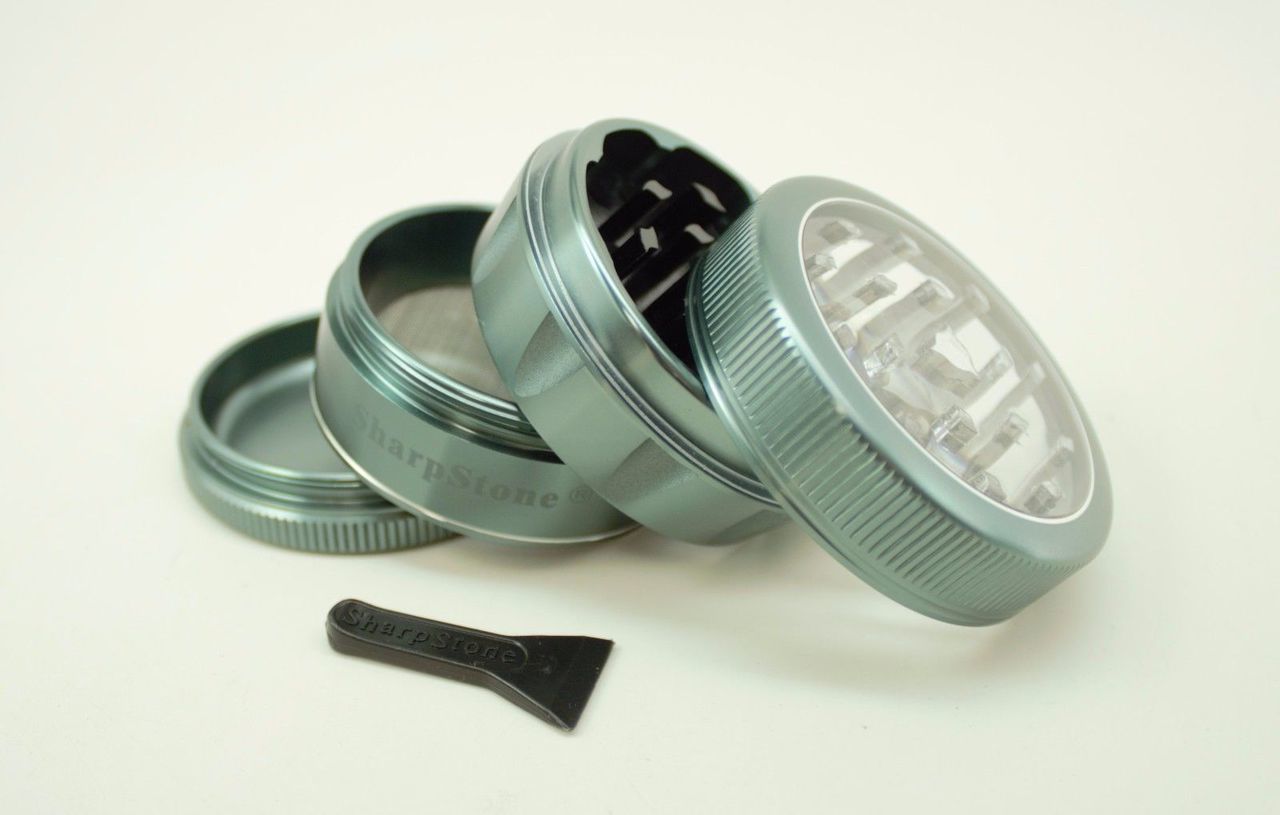 Sharpstone V2 Glass Top Grinder - 2.2 Inch