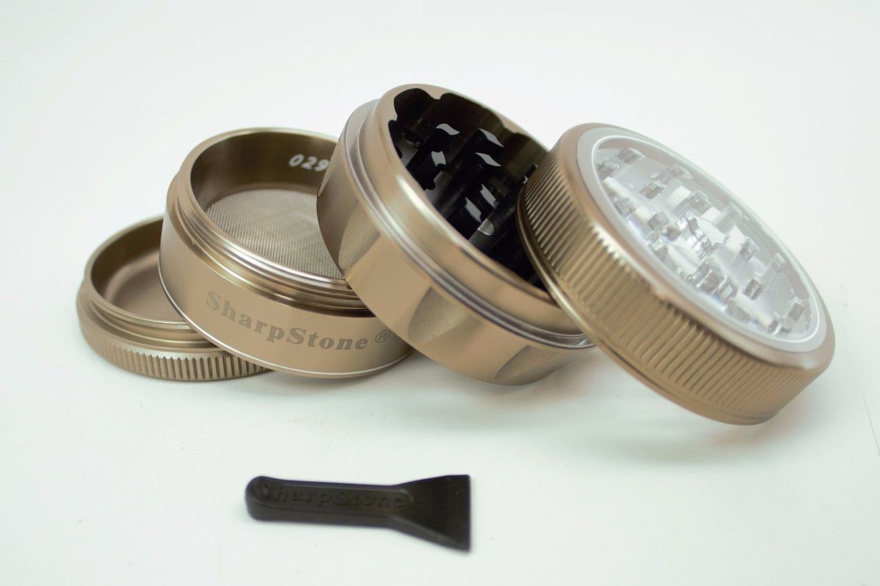 Sharpstone V2 Glass Top Grinder - 2.2 Inch
