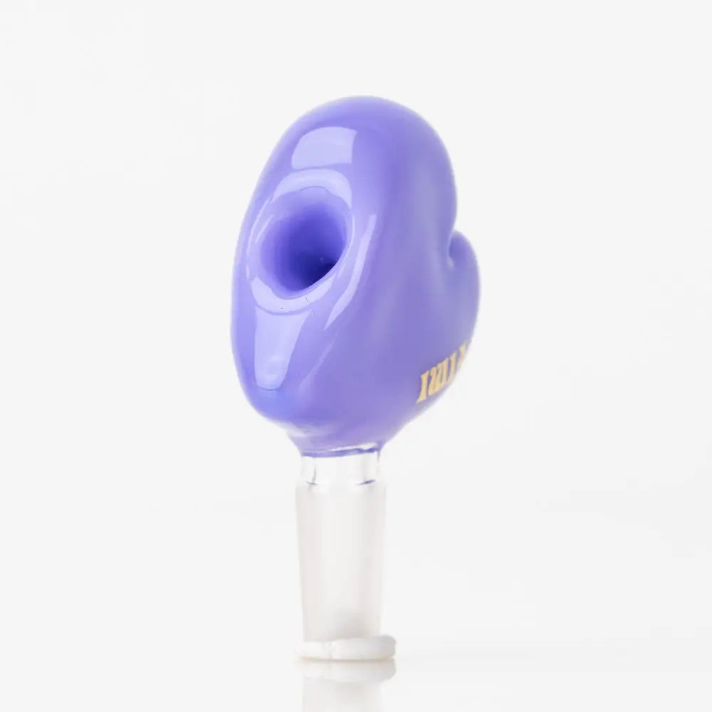 Sakibomb heart bowl piece: purple lavender boxing glove glass with stem