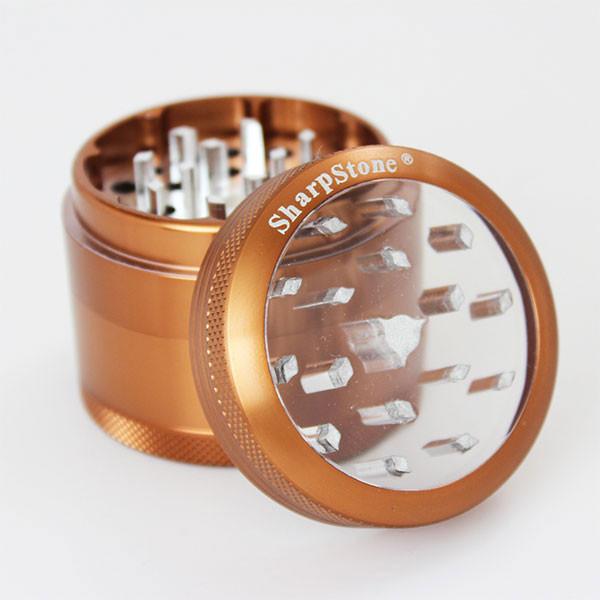Sharpstone 2.2 Inch Clear Top Dry Herb Grinder
