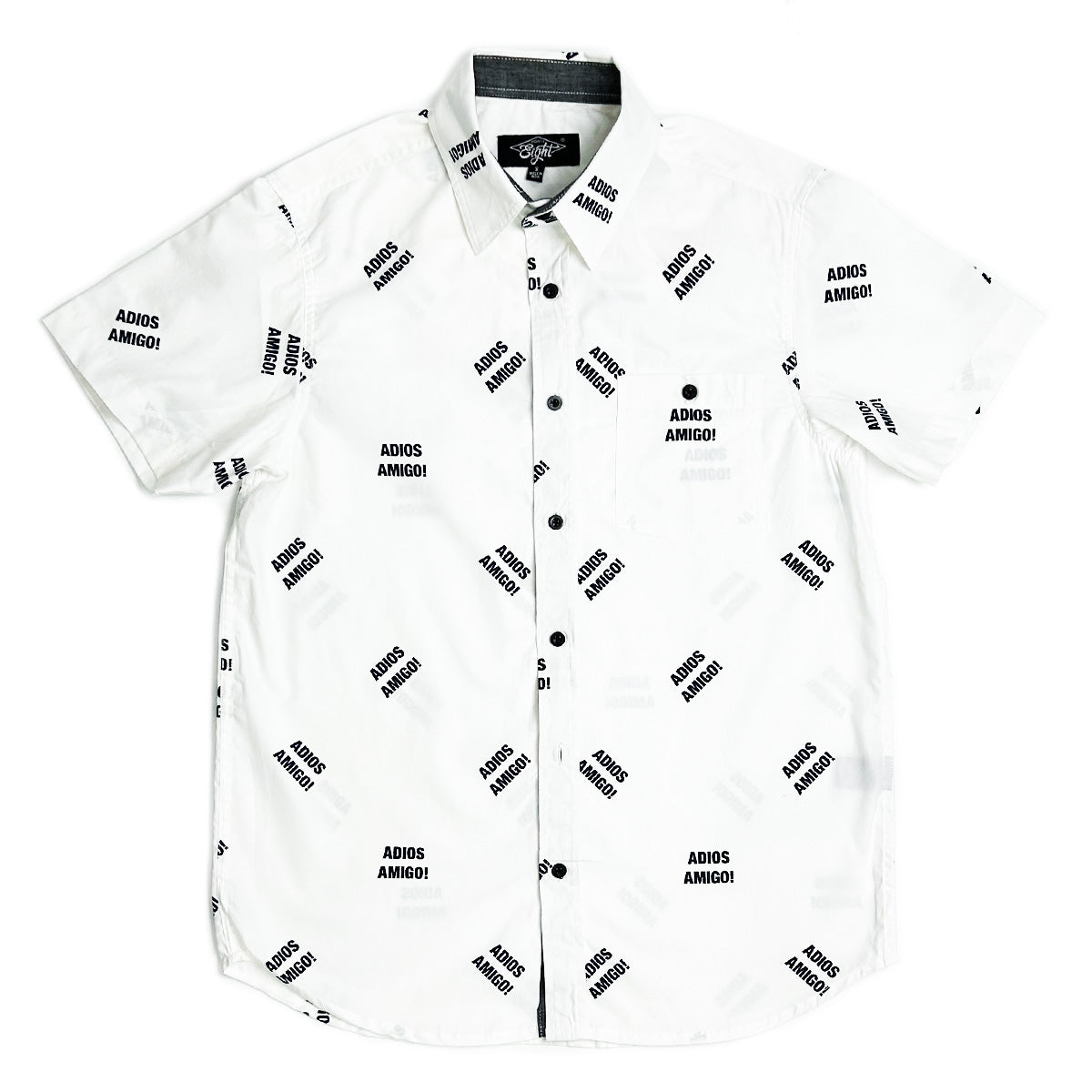 Adios Amigo Patterned Short-Sleeve Shirt