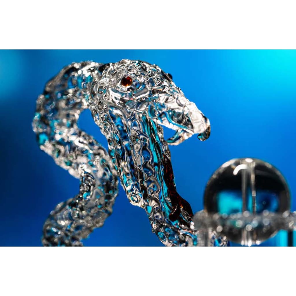 Intricate Glass Octopus Sculpture From Space King Snake Banger Set For Perfect Dabs