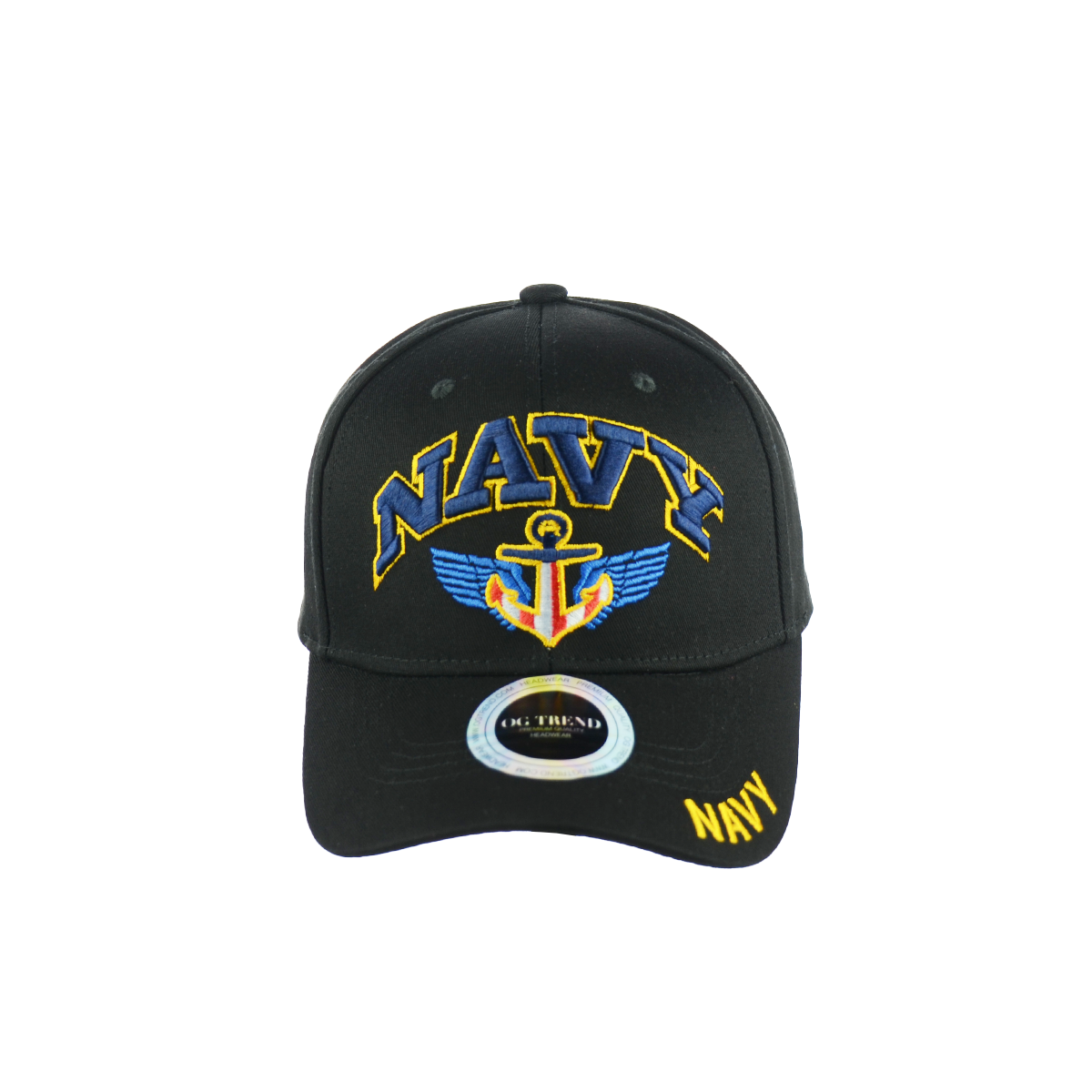 Bold Navy Smokerolla Snapback Hat