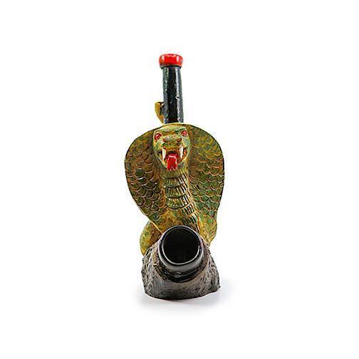 Cobra Serpent Resin Hand Pipe