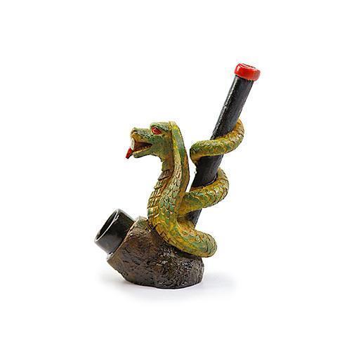 Cobra Serpent Resin Hand Pipe