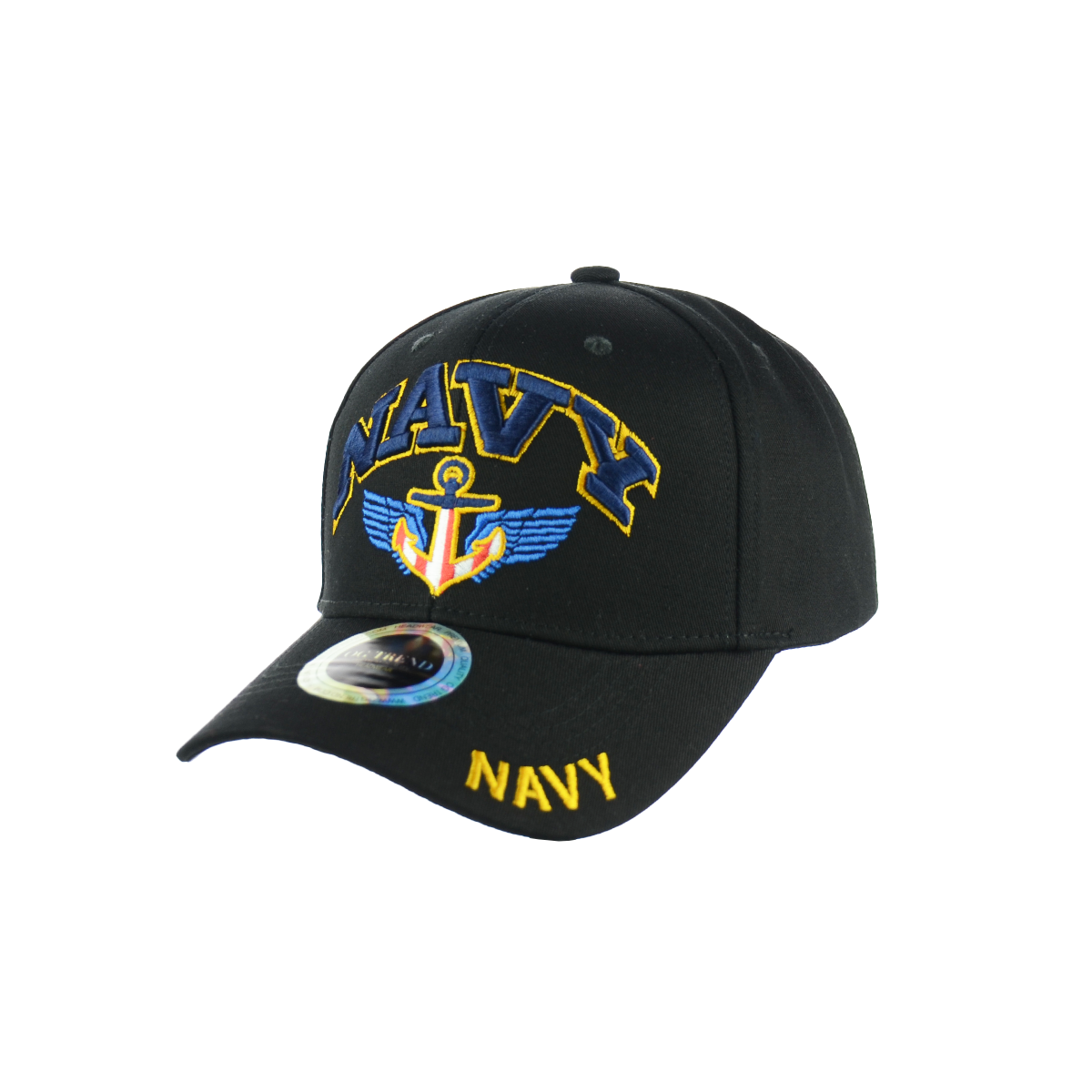 Bold Navy Smokerolla Snapback Hat