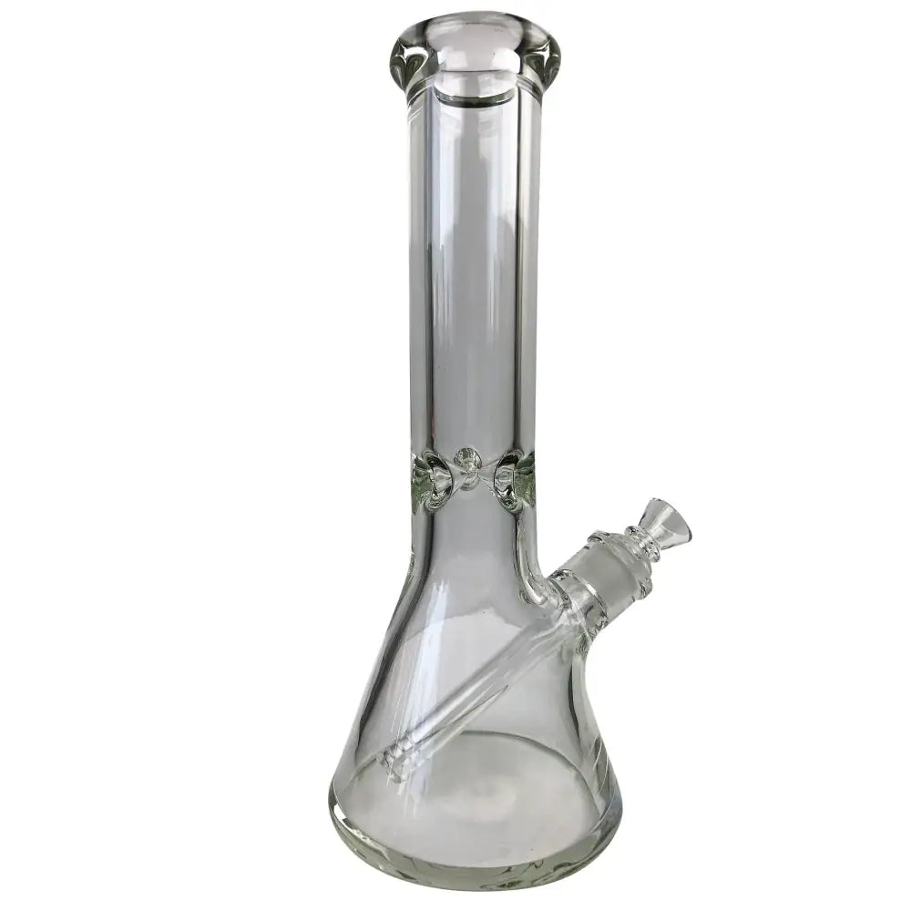 Thick glass beaker base water pipe with diffused downstem